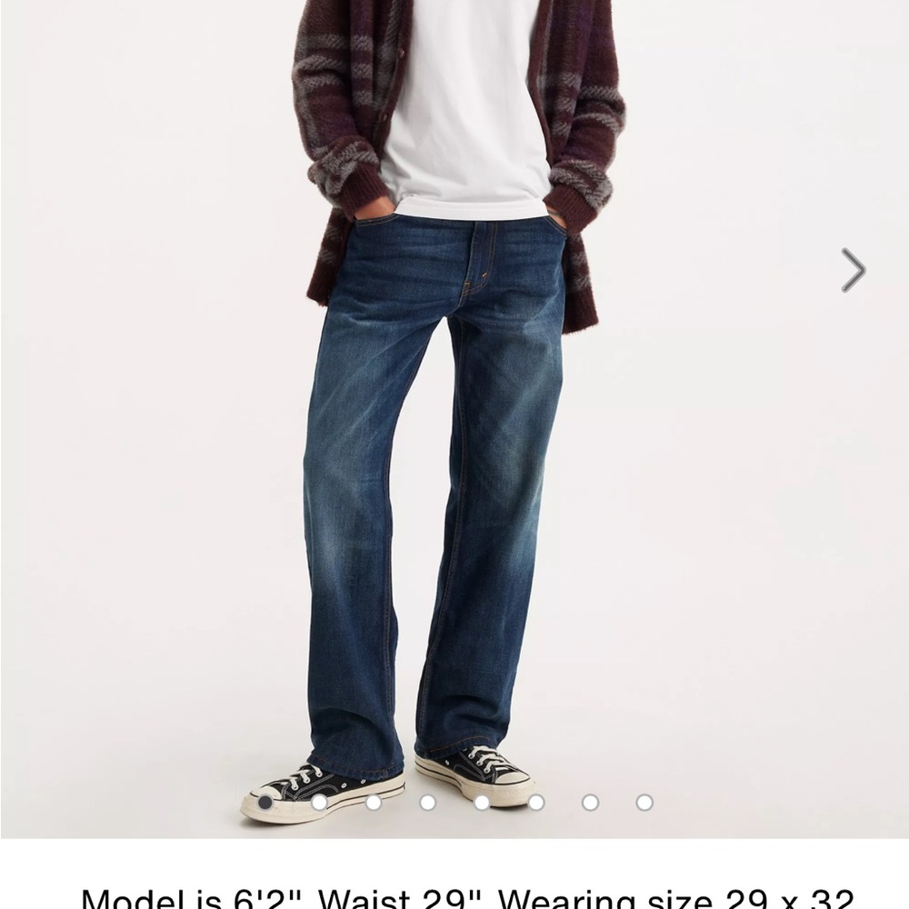 Levi's Relaxed Blue Jeans Classic Style